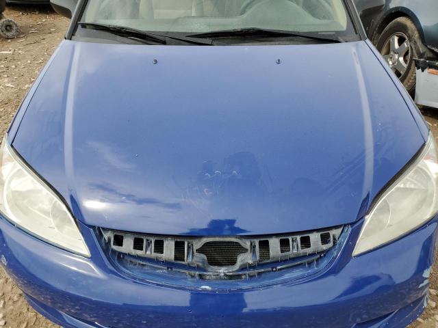 1HGES16394L008417 - 2004 HONDA CIVIC DX VP BLUE photo 11