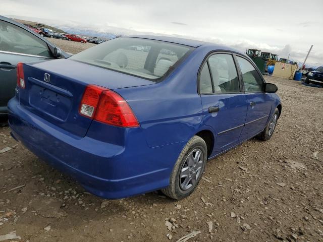 1HGES16394L008417 - 2004 HONDA CIVIC DX VP BLUE photo 3