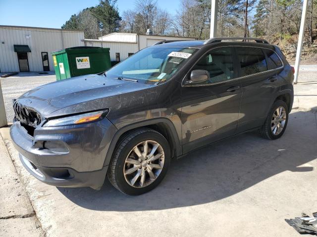 1C4PJLDB4FW585499 - 2015 JEEP CHEROKEE LIMITED GRAY photo 1