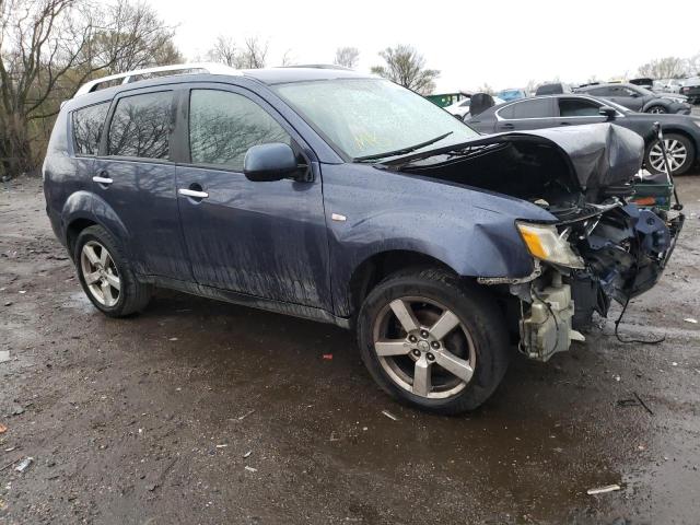 JA4MS41X18Z016983 - 2008 MITSUBISHI OUTLANDER XLS BLUE photo 4