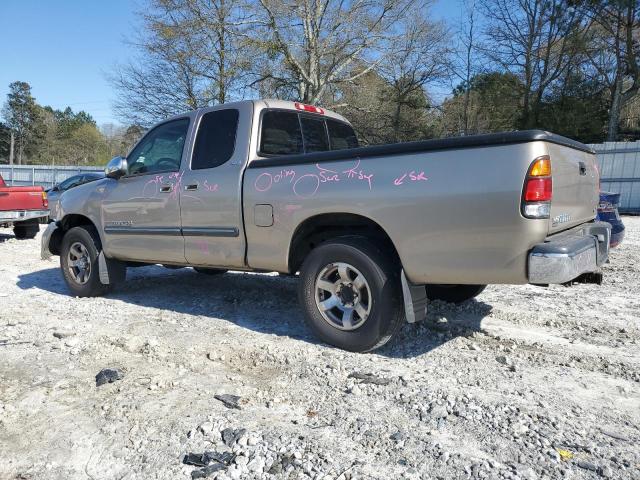 5TBRT341X3S434598 - 2003 TOYOTA TUNDRA ACCESS CAB SR5 TAN photo 2