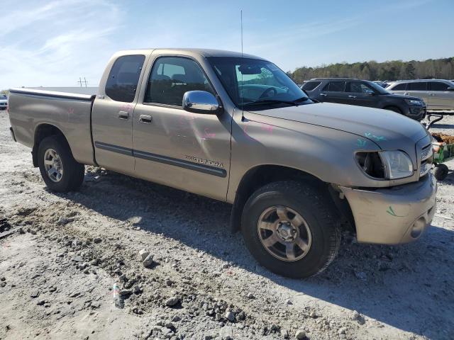 5TBRT341X3S434598 - 2003 TOYOTA TUNDRA ACCESS CAB SR5 TAN photo 4