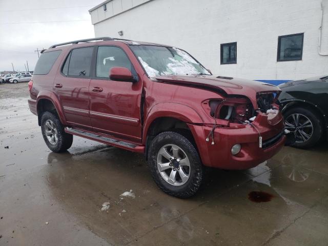 5TDBT48A06S270677 - 2006 TOYOTA SEQUOIA LIMITED MAROON photo 4