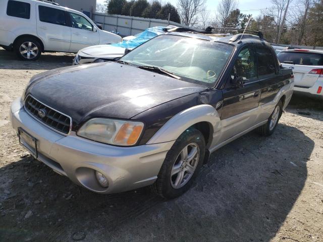 4S4BT62C947100407 - 2004 SUBARU BAJA SPORT BLACK photo 1