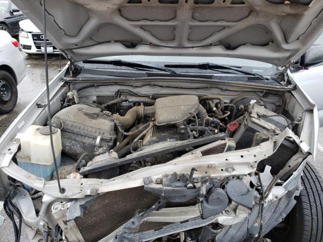 5TETX22N29Z671244 - 2009 TOYOTA TACOMA ACCESS CAB ვერცხლისფერი ფოტო 11