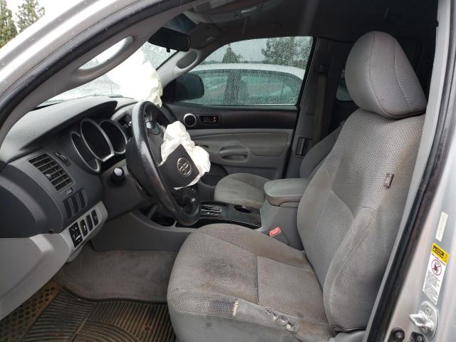 5TETX22N29Z671244 - 2009 TOYOTA TACOMA ACCESS CAB ვერცხლისფერი ფოტო 7