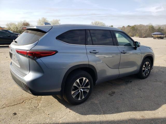 5TDGZRBH9LS021152 - 2020 TOYOTA HIGHLANDER XLE 灰色 照片 3