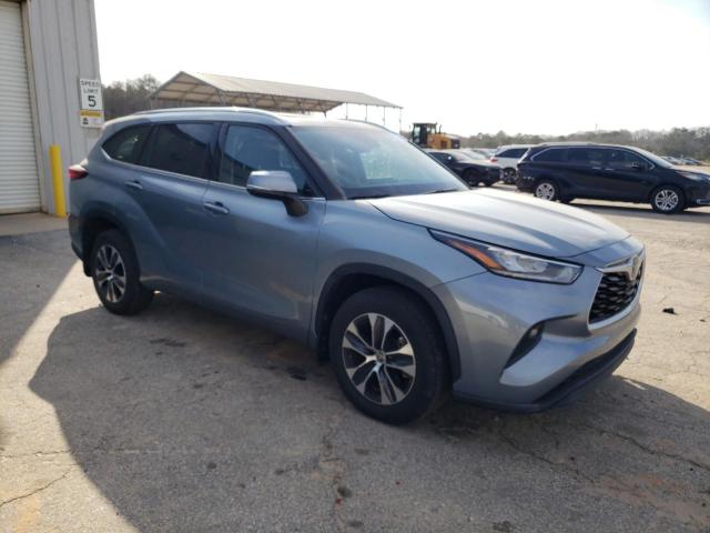 5TDGZRBH9LS021152 - 2020 TOYOTA HIGHLANDER XLE 灰色 照片 4