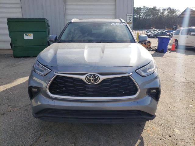 5TDGZRBH9LS021152 - 2020 TOYOTA HIGHLANDER XLE 灰色 照片 5