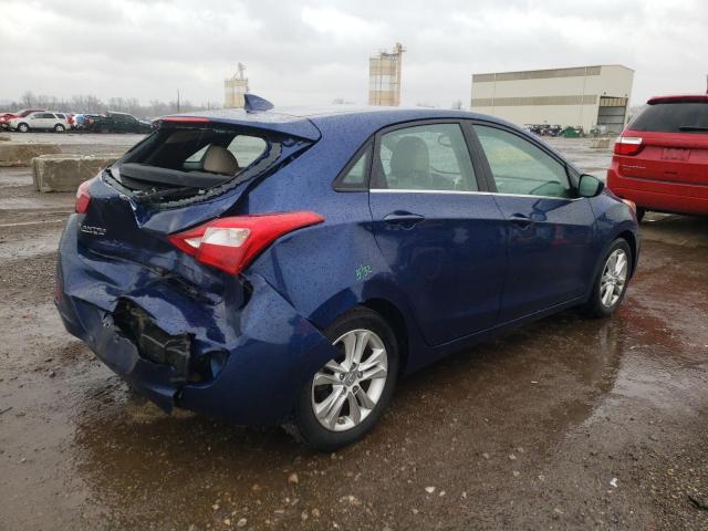 KMHD35LE3DU027572 - 2013 HYUNDAI ELANTRA GT BLUE photo 3