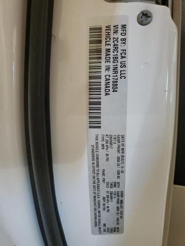 2C4RC1BG1NR178804 - 2022 CHRYSLER PACIFICA TOURING L WHITE photo 13