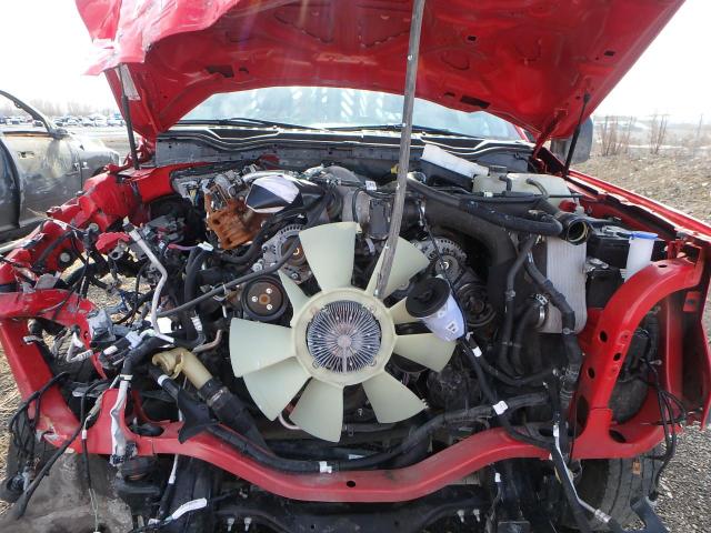 1FDUF5HT3NED65225 - 2022 FORD F550 SUPER DUTY RED photo 10