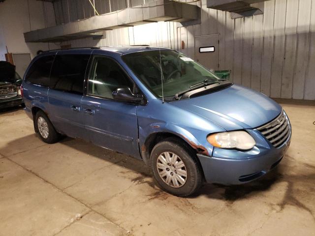 1A4GP44R77B181424 - 2007 CHRYSLER TOWN & COU LX BLUE photo 4