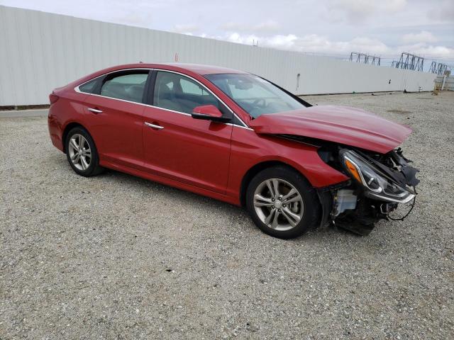 5NPE34AF7KH768278 - 2019 HYUNDAI SONATA LIMITED RED photo 4