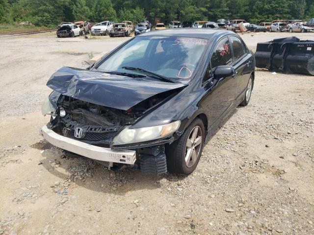 2HGFA16659H331790 - 2009 HONDA CIVIC LX-S 黑色 照片 2