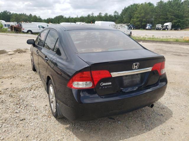 2HGFA16659H331790 - 2009 HONDA CIVIC LX-S 黑色 照片 3