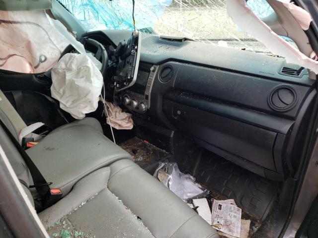 5TFCY5F12EX017755 - 2014 TOYOTA TUNDRA DOUBLE CAB SR/SR5 GRAY photo 8