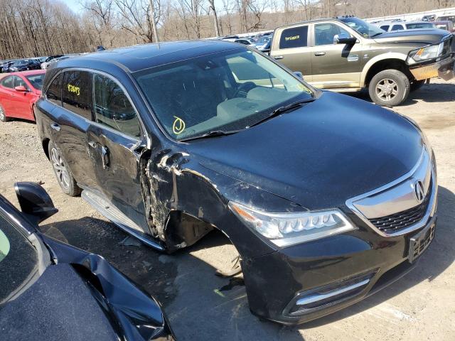 5FRYD4H69EB038311 - 2014 ACURA MDX TECHNOLOGY BLACK photo 4