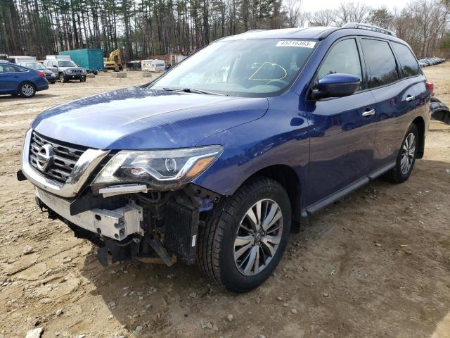 5N1DR2MM4JC643706 - 2018 NISSAN PATHFINDER S 蓝色 照片 1