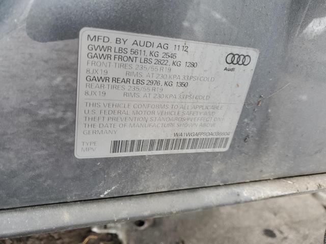 WA1WGAFP9DA036604 - 2013 AUDI Q5 PRESTIGE 灰色 照片 12