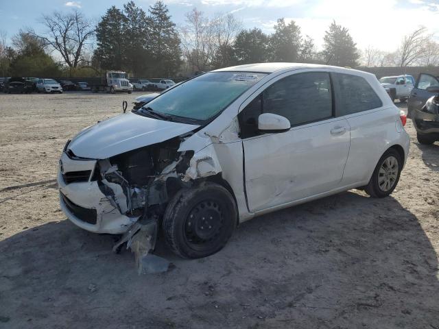 JTDJTUD33ED592940 - 2014 TOYOTA YARIS WHITE photo 1