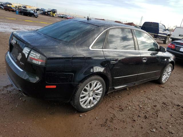 WAUAF78E98A147156 - 2008 AUDI A4 2.0T BLACK photo 3