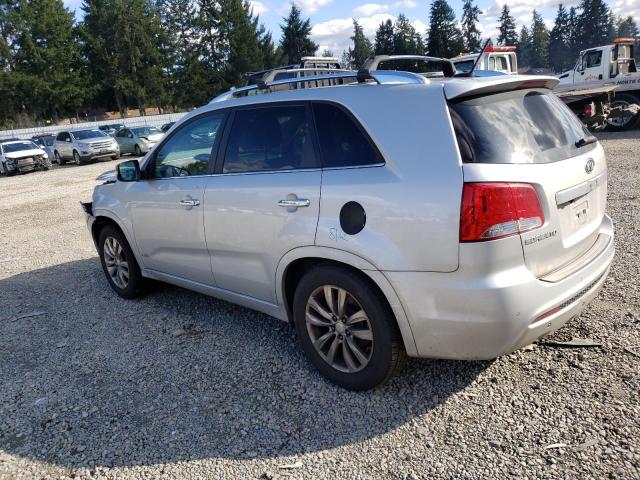 5XYKWDA25DG357091 - 2013 KIA SORENTO SX SILVER photo 2