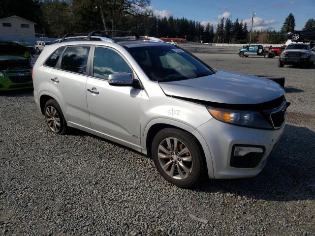 5XYKWDA25DG357091 - 2013 KIA SORENTO SX SILVER photo 4