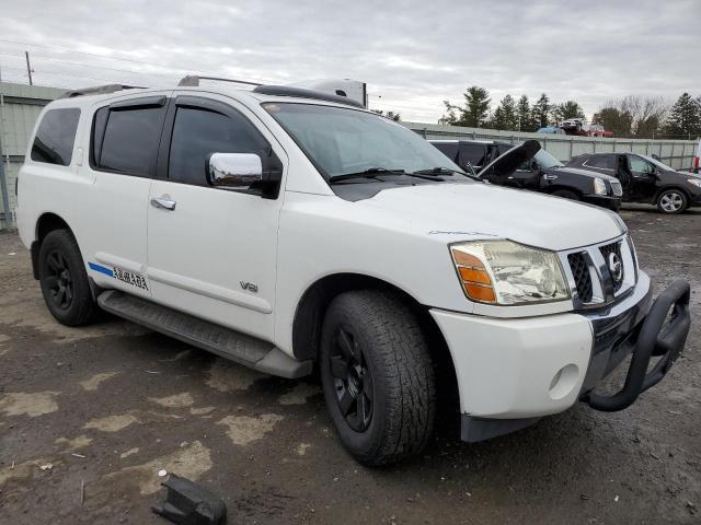 5N1AA08B06N739626 - 2006 NISSAN ARMADA SE WHITE photo 4