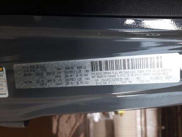 1C4HJXDG1KW599197 - 2019 JEEP WRANGLER U SPORT ნაცრისფერი ფოტო 12