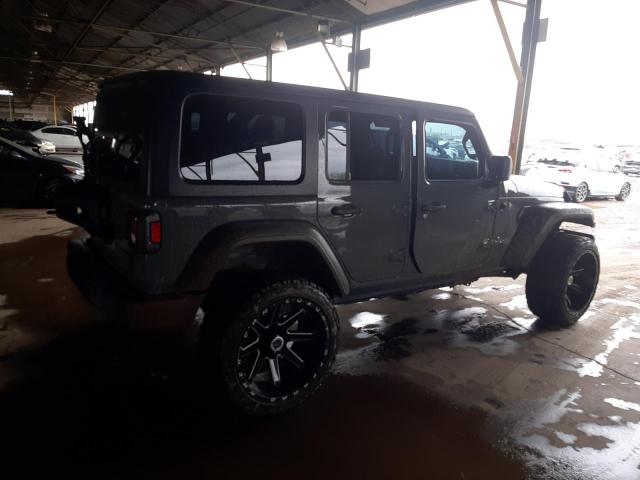 1C4HJXDG1KW599197 - 2019 JEEP WRANGLER U SPORT ნაცრისფერი ფოტო 3