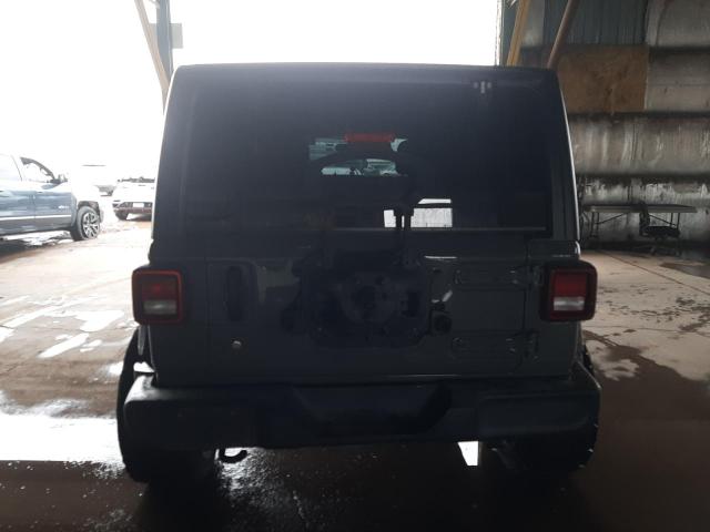 1C4HJXDG1KW599197 - 2019 JEEP WRANGLER U SPORT ნაცრისფერი ფოტო 6