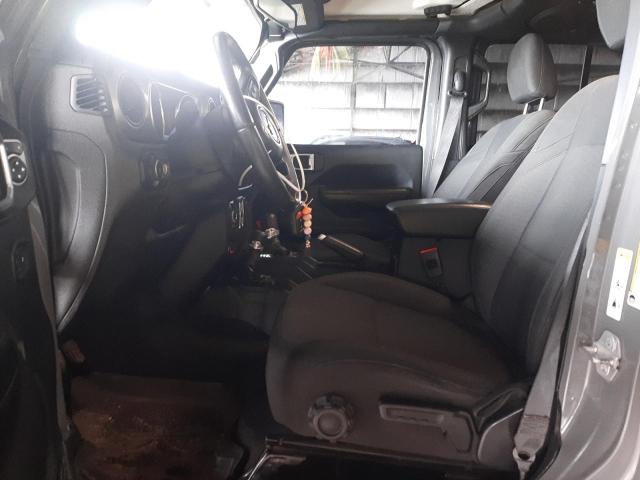 1C4HJXDG1KW599197 - 2019 JEEP WRANGLER U SPORT ნაცრისფერი ფოტო 7