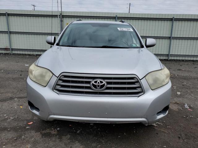 JTEES41A182102854 - 2008 TOYOTA HIGHLANDER SILVER photo 5