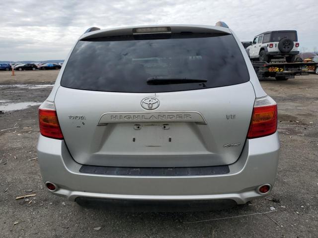 JTEES41A182102854 - 2008 TOYOTA HIGHLANDER SILVER photo 6