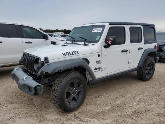 1C4HJXDN0LW207682 - 2020 JEEP WRANGLER U SPORT თეთრი ფოტო 1