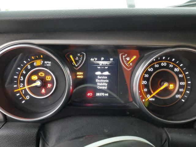 1C4HJXDN0LW207682 - 2020 JEEP WRANGLER U SPORT თეთრი ფოტო 9