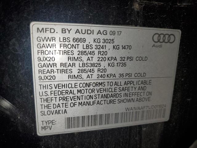 WA1VAAF71JD011624 - 2018 AUDI Q7 PRESTIGE 蓝色 照片 14