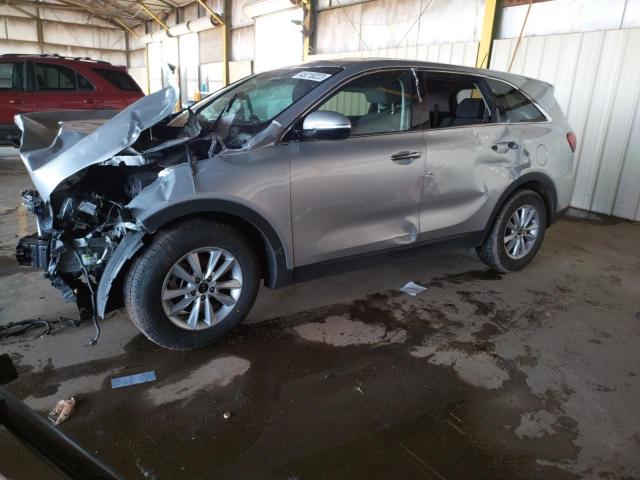 5XYPG4A35KG581504 - 2019 KIA SORENTO L SILVER photo 1