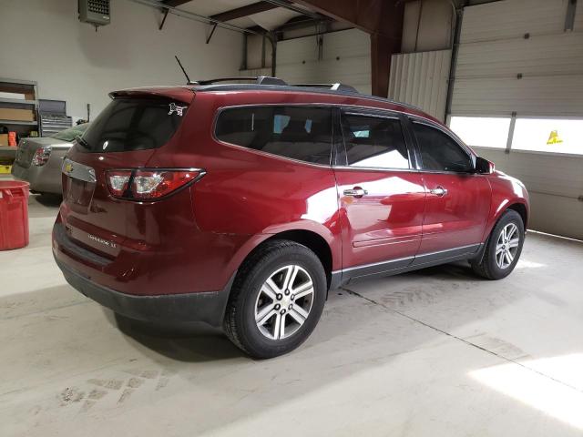 1GNKVHKD7FJ237376 - 2015 CHEVROLET TRAVERSE LT MAROON photo 3