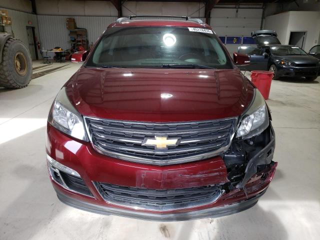 1GNKVHKD7FJ237376 - 2015 CHEVROLET TRAVERSE LT MAROON photo 5