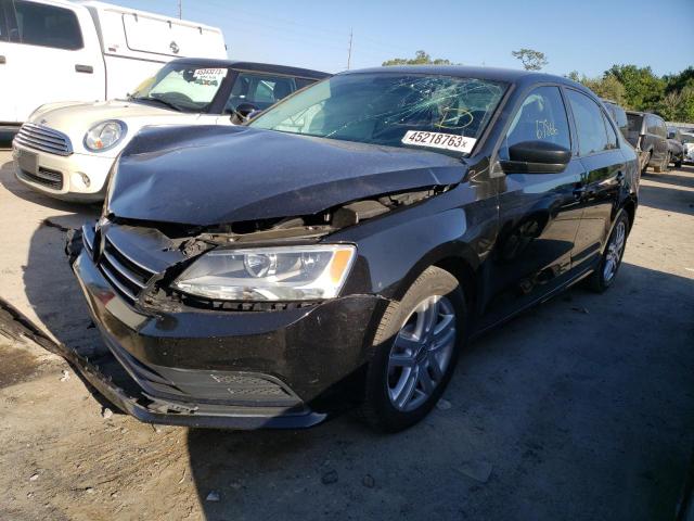 3VW2K7AJ5FM314006 - 2015 VOLKSWAGEN JETTA BASE 黑色 照片 1