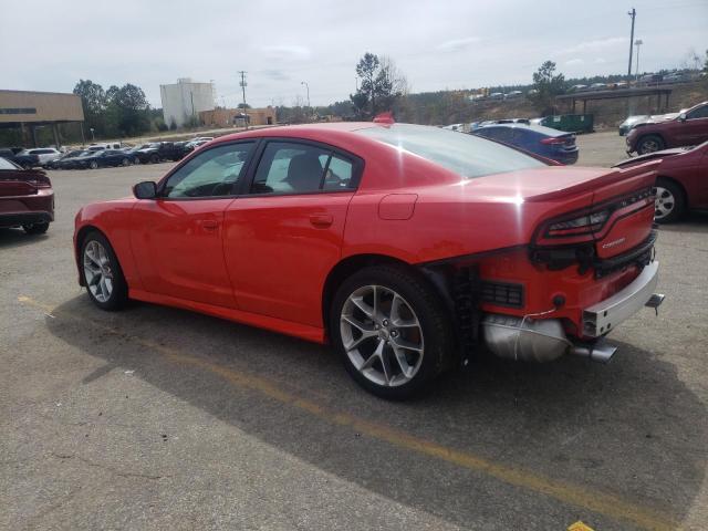 2C3CDXHG3NH169674 - 2022 DODGE CHARGER GT RED photo 2