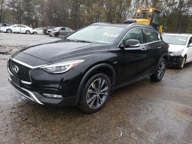 SJKCH5CRXJA052547 - 2018 INFINITI QX30 BASE BLUE photo 1