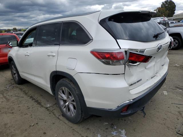 5TDJKRFH0ES024108 - 2014 TOYOTA HIGHLANDER XLE Սպիտակ լուսանկար 2
