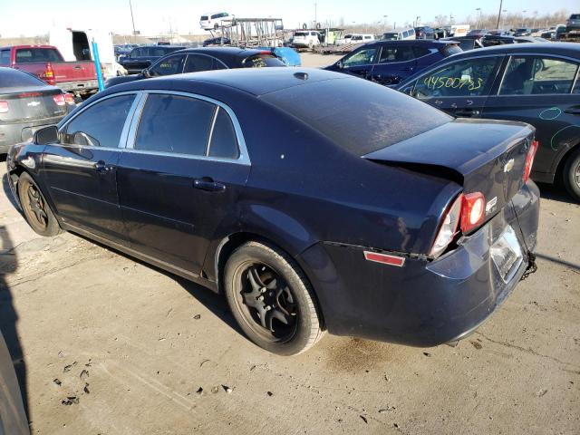 1G1ZH57B59F124854 - 2009 CHEVROLET MALIBU 1LT BLUE photo 2