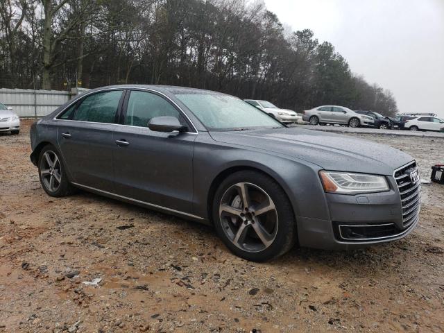 WAU3MAFD6FN032705 - 2015 AUDI A8 L TDI QUATTRO GRAY photo 4