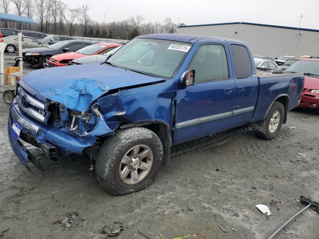 5TBRT34186S478331 - 2006 TOYOTA TUNDRA ACCESS CAB SR5 BLUE photo 1