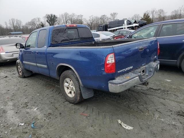 5TBRT34186S478331 - 2006 TOYOTA TUNDRA ACCESS CAB SR5 BLUE photo 2