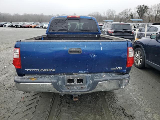 5TBRT34186S478331 - 2006 TOYOTA TUNDRA ACCESS CAB SR5 BLUE photo 6